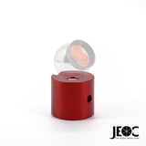 JEOC Red Tripod Adapter for 1.5" SMR and Ball Reflector, works with 5/8" Tripod and Tribraches