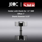 JEOC Magnetic Holder with Shank for 1.5" SMR, 1" offset, 0.25" Shank diameter