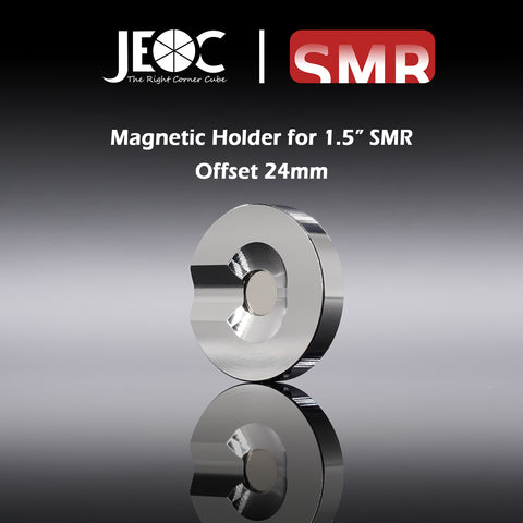 JEOC Magnetic Shankless Holder for 1.5" Spherically Mounted Retro-Reflector (SMR), 24mm offset, 1.5" Ball Probe Seat