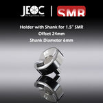 JEOC Magnetic Holder with Shank for 1.5" SMR, 24mm offset, 6mm Shank diameter