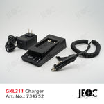 JEOC Replacement Battery Charger of GKL211, Charges GEB90/221/211/212/241