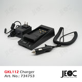 JEOC GKL112, Battery Charger for Leica, Charges GEB111/121