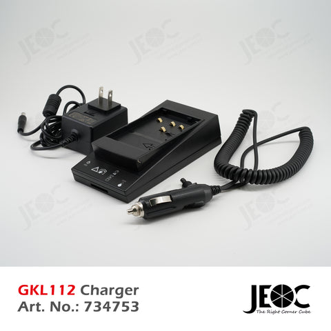 JEOC GKL112, Battery Charger for Leica, Charges GEB111/121