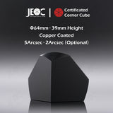 10pcs JEOC Certificated Corner Cube, 64mm Diameter, 39mm Height reflective prism, Cooper Coated