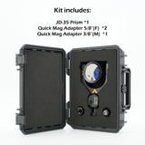 JEOC JD-35 Ultra Accurate Reflective Prism, Surveying Reflector for American total station, -35mm Prism Constant, Nodal Prism