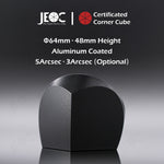 JEOC Certificated Corner Cube, 64mm Diameter, 48mm Height reflective prism, Aluminum Coated