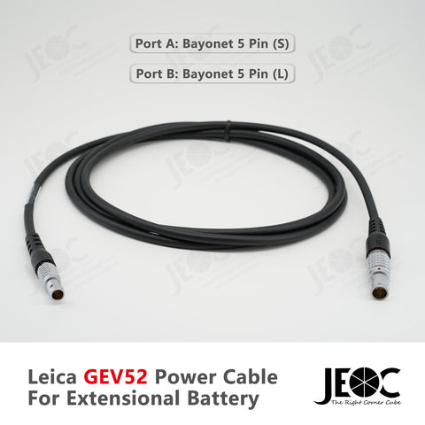 A00400 Cable, Power Cable from Car Battery to SAE/2P Plug, for Data Ra –  JEOC Surveying Accessories