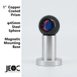 JEOC Spherical Monitoring Prism Set with Magnetic Pedestal, for leica or others