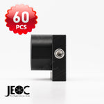 60 Sets JEOC GMP104s half inch Monitoring Prism, 0.5" Mini reflector with 90 Degree L-Bar