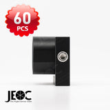 60 Sets JEOC GMP104s half inch Monitoring Prism, 0.5" Mini reflector with 90 Degree L-Bar